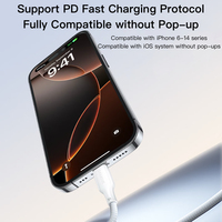 SAMZHE - Cable de Datos Trenzado Blanco de 1.5m para Apple, Cable de Carga PD30W 3A Tipo-C para iPhone 14/13 Pro Max, iPad, Carplay