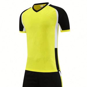 Design Custom logo Football Match Team Uniform Set Quick-drying and Breathable Fitness T-shirt - Product Image 5