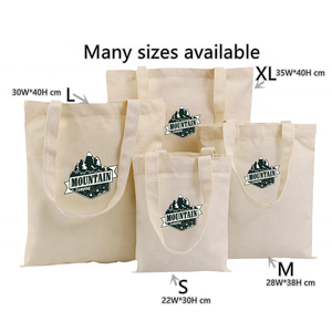 Tas Tote Pembelanja Kustom Tas Tote Belanja Dapat Digunakan Kembali Kanvas Katun Poliester - Product Image 3