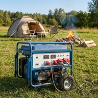 Générateur diesel silencieux pour la construction et les ateliers, démarrage automatique, châssis ouvert, ATS, 1500 tr/min, 110V-480V, 100%