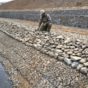 <span class=keywords><strong>Grillage</strong></span> Gabion <span class=keywords><strong>de</strong></span> Construction en Acier, Maille Hexagonale pour Mur <span class=keywords><strong>de</strong></span> Soutènement et Clôture, Facilement Assemblable, Découpe Personnalisée pour Chantier - Product Image 3