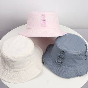KY été produits seau chapeau personnalisé en détresse cravate teinture lavage <span class=keywords><strong>pêcheur</strong></span> chapeau - Product Image 4
