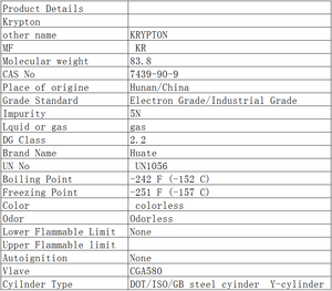 Gaz <span class=keywords><strong>krypton</strong></span> kr - Product Image 2