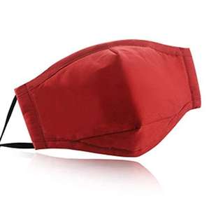 UNIQUE GYM WEAR Bandana en coton de haute qualité, sur mesure, à 3 couches, avec sangles réglables, lavable, réutilisable, écologique, anti-poussière - Product Image 1