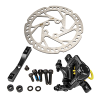 Kaliper rem hidrolik 120mm, rem cakram dengan bodi aluminium tempa dan bantalan logam bagian penghubung untuk skuter Pro Pro2