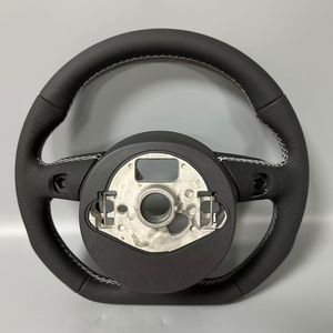 Offre Spéciale Sport Volant en cuir <span class=keywords><strong>à</strong></span> fond plat pour <span class=keywords><strong>Audi</strong></span> A1 A8 S6 S7 A4 A5 A6 A7 Q3 Q5 A3 S3 S8 R8 Cuir perforé amélioré - Product Image 5