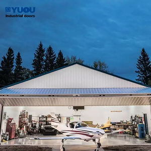 Panneau sandwich très vendu Portes de garage pliantes robustes et automatiques de haute qualité Portes de hangar en acier pliantes verticales - Product Image 5