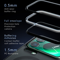 Coque Ultra-Fine Antichoc avec Cadre en TPU Souple et Dos PC Mat Transparent pour Xiaomi 17 Pro Max / 17 Pro