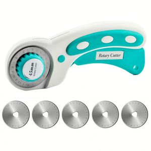 Ergonomic 45mm Rotary Cutter for Fabric, Leather, Crafting, Sewing, Quilting, Fabric Rotary Cutter Perfect for Left & Right Hand - Product Image 3