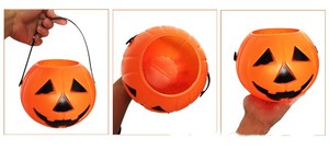 Wholesale Plastic Halloween <strong>Pumpkin</strong> Buckets <strong>Large</strong>, Medium and Small Children's Candy Jar Fall Decor <strong>Pumpkin</strong> - Product Image 6