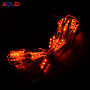 Module LED 3 LED 12V 4012 Rouge 0.72W Étanche SMD 2835 avec lentille pour enseigne - Product Image 4
