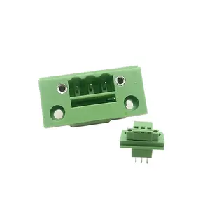 Factory direct sales KF2EDGWB-5.08 Plug and pull through wall welding wire terminal block connector 5.08mm
