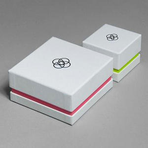กล่องของขวัญกระดาษสีขาวแบบกำหนดเองพร้อมฝาปิดแบบถอดได้ คุณภาพสูง บรรจุภัณฑ์กระดาษแข็งอย่างดี - Product Image 4