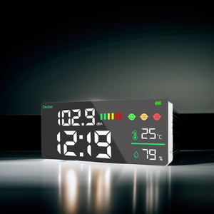 Medidor de Decibelios Digital LED de Pared con Pantalla a Color, Registro de Medición de Tiempo, Probador de <span class=keywords><strong>Logr</strong></span>, 30-130 dB, Nivel de Ruido - Product Image 3