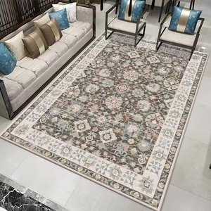 Tapis persan <span class=keywords><strong>noir</strong></span> moderne en fausse fourrure de cachemire, fabriqué à la machine, lavable, résistant aux taches, antidérapant, réversible, de haute qualité, personnalisable - Product Image 3