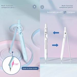 Compasso Metallico Multifunzione 4-in-1 - Strumento Professionale per Geometria e Disegno Tecnico per Studenti di Ingegneria, Architetti e Lezioni di Matematica - Product Image 2