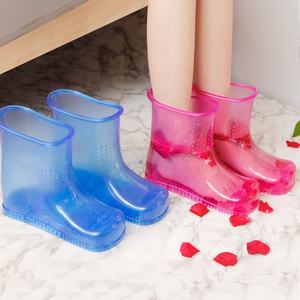 Botas de relajación para mujer impermeables para lavabo de baño plegable desechable para spa de verano para terapia de polvo de remojo de pies-Jelly Spa - Product Image 6