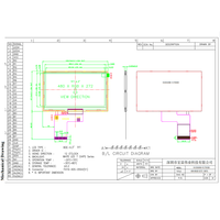 4,3 Zoll Display LCD 480 * 272 NV3047 40-Pin RGB-Anschluss Bildschirm TFT-Modul LCD-Anzeigebildschirm