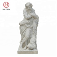 Statue de Zeus en marbre, sculpture de figure grecque en pierre