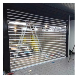 <span class=keywords><strong>Porte</strong></span> à enroulement transparente en cristal de Guangzhou, <span class=keywords><strong>porte</strong></span> à enroulement en aluminium, portes à enroulement transparentes pour magasins - Product Image 6
