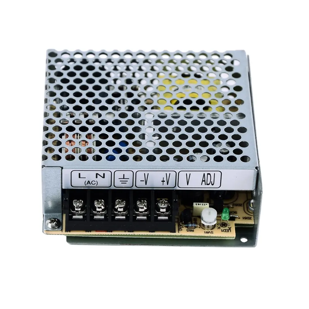 Meanwell RS-50-48 50W 48V 1.1A AC-DC إخراج واحدة ضئيلة تحويل التيار الكهربائي موثوقية المدمجة