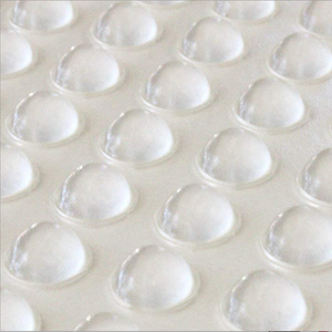 Tampons de protection autocollants en silicone transparents pour portes d'armoires, patins antidérapants pour meubles, fabricant OEM - Product Image 1