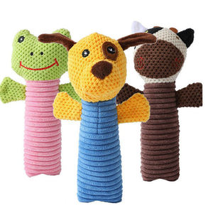 Jouet à mâcher interactif en peluche écologique et durable de 19 cm pour chiens, avec couineur et rembourrage en coton, pour le nettoyage des dents – Vente chaude - Product Image 1