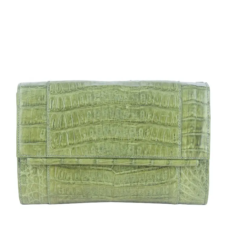 Pochettes Crocodile de luxe femmes sacs en cuir sacs à main de soirée Cuswomenade Logo sac à main exclusif Exlady peau Purseleather 1pc