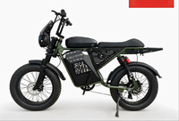 Bicicleta Eléctrica Todoterreno con Neumáticos Gruesos de 20 Pulgadas, Motor sin Escobillas en el Buje Trasero, 48V, Litio, 800W, 7 Velocidades, Alto Contenido de Carbono, 15AH