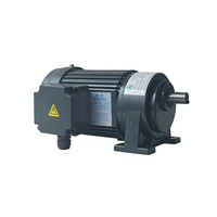 Moteur à engrenages à induction triphasé CA CH-18-100 avec frein, 100W, 220/380/415V, 600 tr/min, 50/60Hz, montage sur panneau, engrenages en acier allié spécial, haute performance