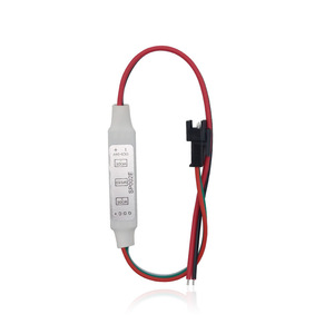 Kontrol Kecepatan Elektronik Cerdas Air Berjalan Mini 3 Kunci WS2811 WS2812B Piksel Led Strip Cahaya Dimmer Controller