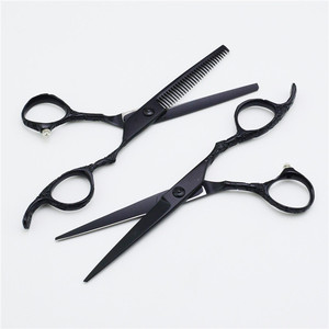 Ciseaux à broder avec manche en fleur de prunier, acier inoxydable, 7 pouces, tête droite, pour usage esthétique - Product Image 4