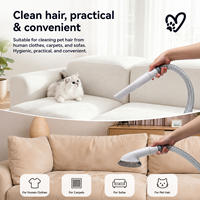 Kit de toilettage professionnel 5 en 1 pour animaux de compagnie avec tondeuse électrique, brosse de démêlage et embout long, 5 types de prises pour chats et chiens