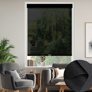 SAMADHI Bedroom Built-In Blackout Smart Roller <b>Shade</b> Manual Control <b>Window</b> Blinds - Product Image 1