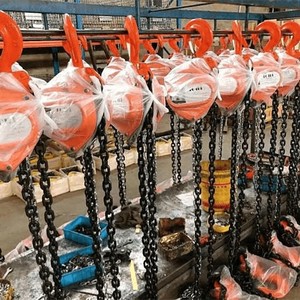 Kerekan rantai tangan baja elektrik tahan ledakan pertambangan 10 Ton 3m peralatan pengangkat multi-fungsi jenis selempang penarik tangan - Product Image 4