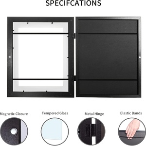 33*24*3Cm DIY Trẻ Em Tác Phẩm Nghệ Thuật Từ Khung Gỗ Khung Với Chống Vỡ Kính A4 Kích Thước Hot Bán Hình Ảnh Khung - Product Image 5