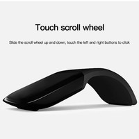 ARC BT Mouse Ergonomis Lipat Ultra Tipis dengan Lampu Latar RGB untuk Seri Surface Pro Book - Tersedia