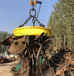 Elevador de electroimán circular para chatarra de acero Accesorios de maquinaria de construcción Mandril de elevación magnético para grúa - Product Image 5