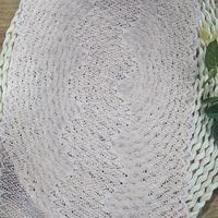 Bordure en dentelle extensible brodée en jacquard rose de 22,5 cm, personnalisée, pour lingerie sexy et accessoires textiles de maison