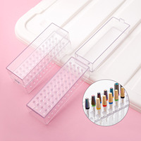 Tamax NAT075 Manchons abrasifs transparents à 30 trous Bandes de ponçage pour usage commercial et domestique Soins de manucure et de pédicure