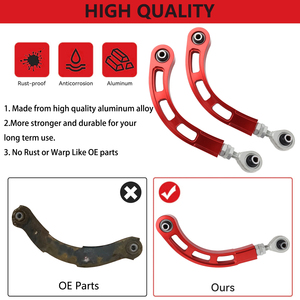 แขนปรับมุมแคมเบอร์หลังบน สำหรับรถยนต์ Pontiac Vibe ปี 03-06 และ Toyota Celica Matrix AWD ปี 00-06 ขนาด 1.8L L4 ผลิตจากเหล็กความแข็งแรงสูง ปรับได้ รุ่น WG-098 ขั้นต่ำในการสั่งซื้อ 5 ชิ้น - Product Image 5