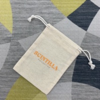Produits écologiques, pochette en coton pour déodorant, sac avec impression de logo
