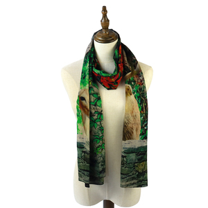 100% <strong>Pure</strong> <strong>Wool</strong> <strong>Shawls</strong> for Women Blanket Long Warm Winter Scarf Custom Printing <strong>Fine</strong> <strong>Wool</strong> Scarf - Product Image 1