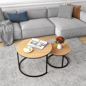 <span class=keywords><strong>Moderno</strong></span> semplice soggiorno mobili nidificazione tavolo fine Set 2 con struttura in metallo tavolo tavolo da caffè <span class=keywords><strong>centrotavola</strong></span> per appartamento - Product Image 6