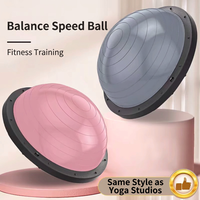 Ballon d'équilibre demi-sphère de 58 cm pour le yoga, le Pilates, l'entraînement du tronc et les exercices de fitness