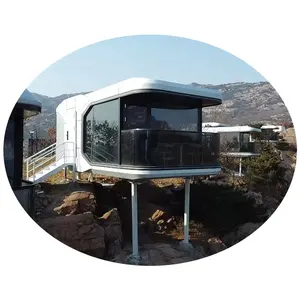 Mobile Room Space Frame Prefab House Economical Prefabricated Steel Structure Warehouse Capsule Hotel Rome Bedroom Kitchen Use