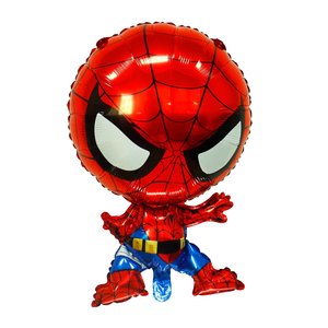 Nouveau personnage de dessin animé <span class=keywords><strong>en</strong></span> forme de spider man panthère noire super-héros feuille ballon joyeux anniversaire fête décoration globos pour enfants <span class=keywords><strong>jouet</strong></span> - Product Image 3