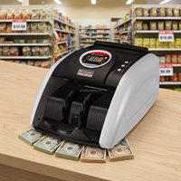 Compteur de billets professionnel GR 5200, multi-devises, détection automatique des faux billets, capacité de 1000 pièces minimum, tri automatique