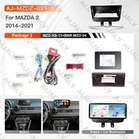 Autoradio 12,3 pouces compatible avec Mazda 2 2014-2021, CarPlay sans fil, Android Auto, autoradio d'origine