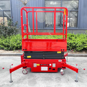 Élévateurs à ciseaux électriques mobiles hydrauliques de 4m Élévateur aérien pour homme en vente - Product Image 3